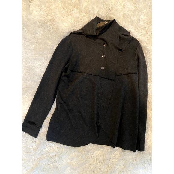 Kensie Gray Ponte Jacket - Size L (EUC) - Picture 5 of 10